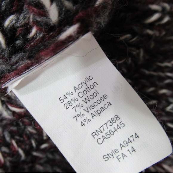 Madewell Marled Side Slit Knit Sweater Size Medium - Picture 8 of 14